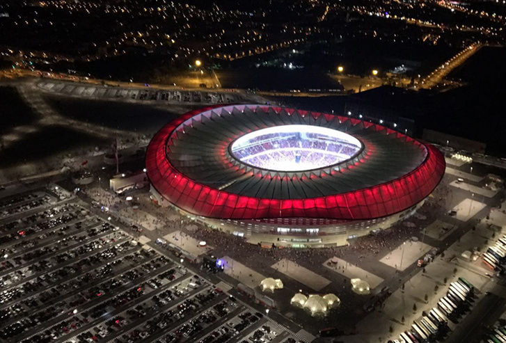 Az Atletico Madrid stadionja, a Wanda Metropolitano a döntő helyszíne