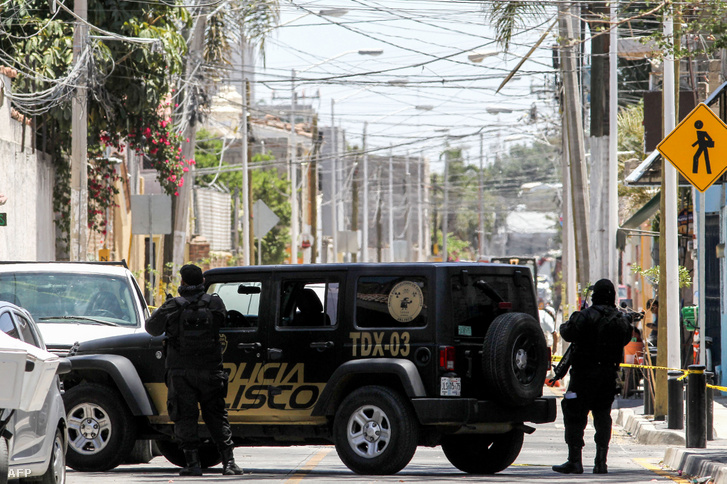 A mexikói rendőrség lezárta a környéket