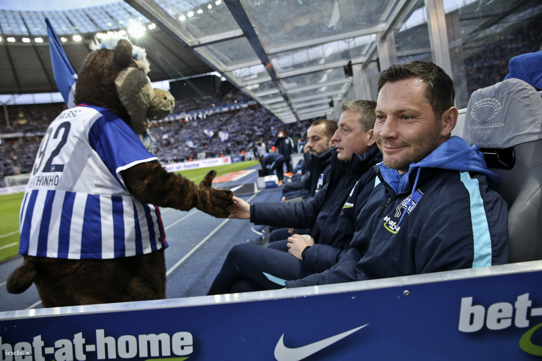 Dárdai Pál a Hertha kispadján 2015. december 5-én