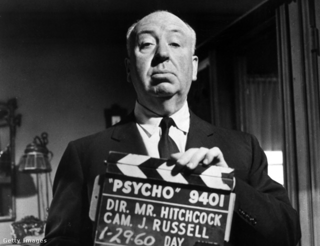 Hitchcock a Psycho forgatásán