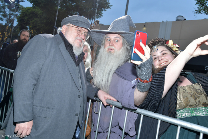 George R. R. Martin a Tolkien című film díszbemutatóján