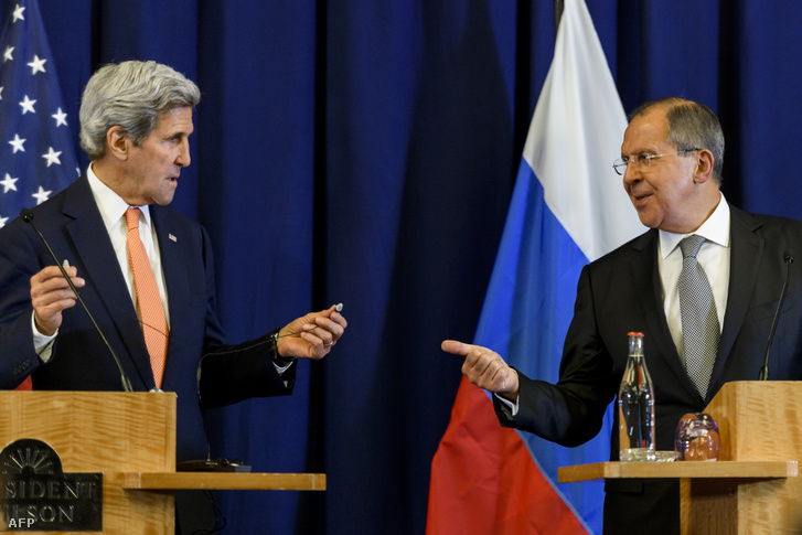 John Kerry és Szergej Lavrov 2016-ban