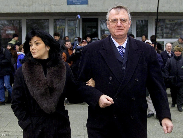 Jadranka  Seselj és Vojislav Seselj, a Szerb Radikális Párt vezetője