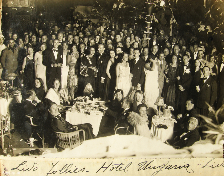 1930. Olaszország, Velence Lido, Hotel Hungaria (ma Grande Albergo Ausonia & Hungaria) étterme.