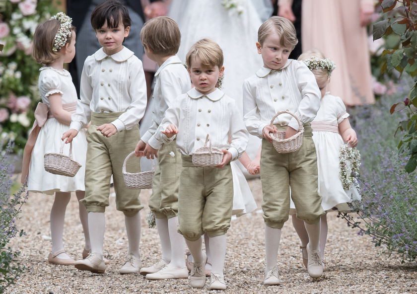 György herceg Pippa Middleton esküvőjén is nagyon édes koszorúsfiú volt.
