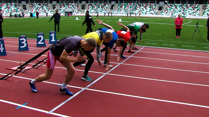 Dynamic New Athletics Track'athlon nyitószáma a szánhúzás