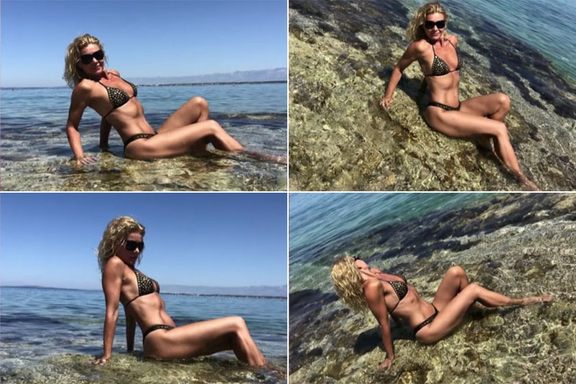 Barta Sylviáról a Zadar melletti nyaralásán bikinis fotók is készültek. Szenzációs az alakja.
