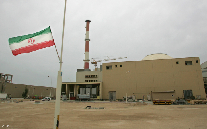 Az iráni Bushehrben található atomreaktor 2007-es fotója