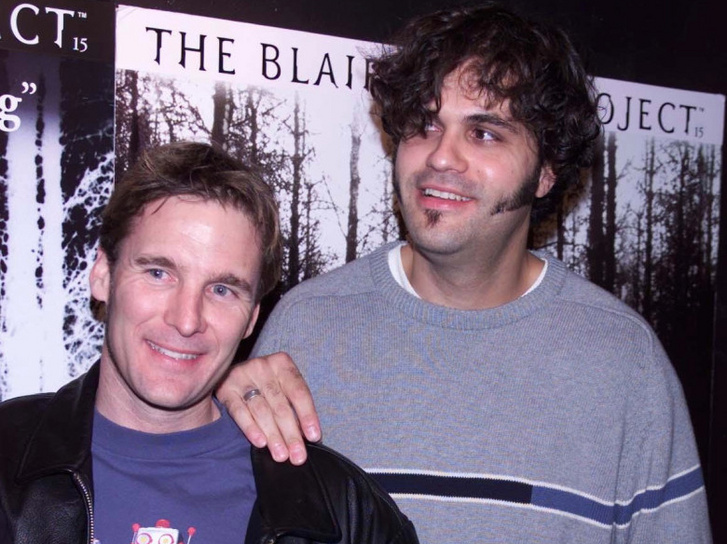 A rendezőpáros, Daniel Myrick és Eduardo Sánchez a The Blair Witch Project c. film bemutatóján 1999-ben.