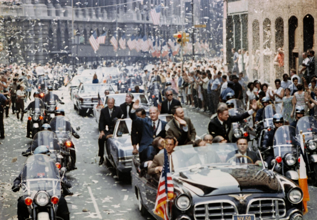 New York az Apollo-11 űrhajósait ünnepli 1969. augusztus 13-án, a Broadway-en