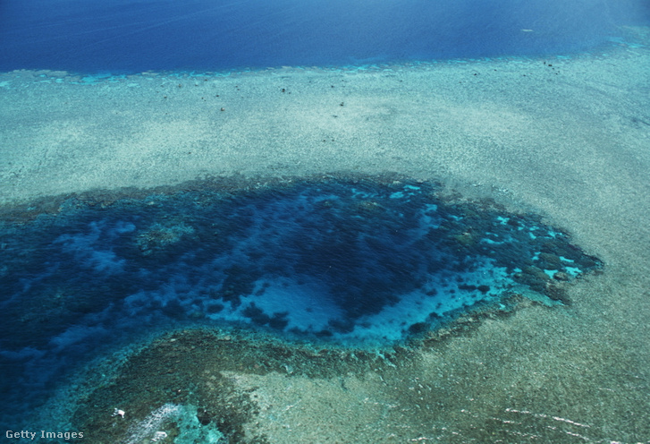 Légifelvétel a Nagy-korallzátonyról