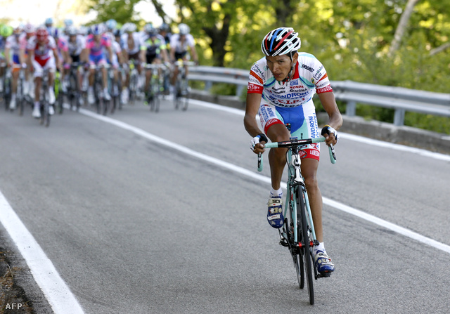 Jackson Rodriguez szökési kísérlete a 2011-es Giro 7. szakaszán