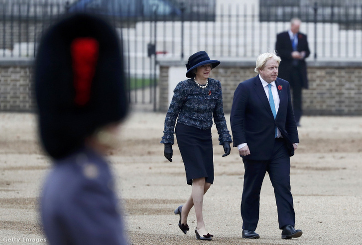Boris Johnson és Theresa May 2016-ban