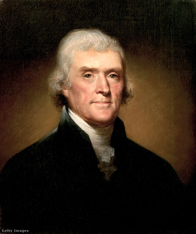 Thomas Jefferson portréja