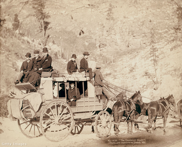 Postakocsi 1889-ből
