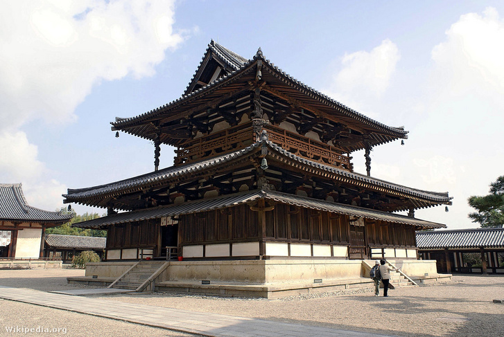 Hórjúdzsi templom az egyik legrégebbi faépület a világon