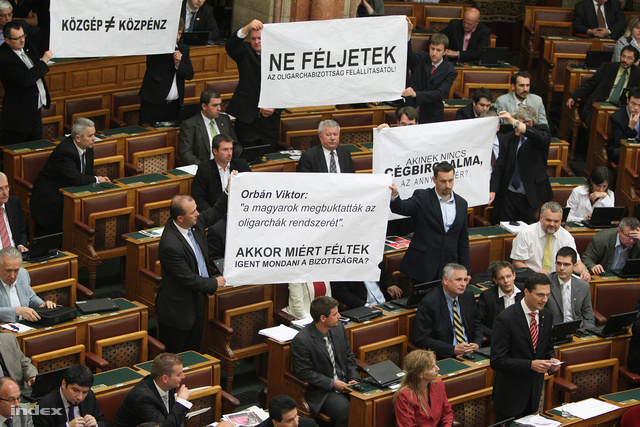 A Jobbik így tiltakozott