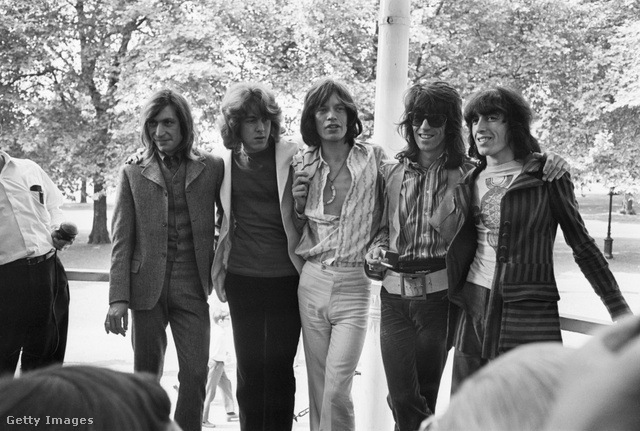 A Rolling Stones 1969-ben: Charlie Watts, Mick Taylor, Mick Jagger, Keith Richards és Bill Wyman