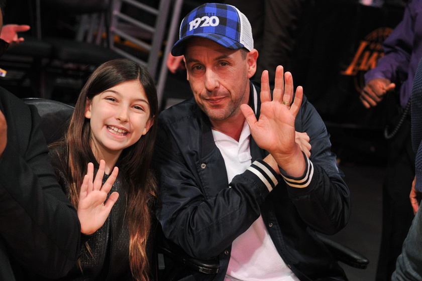 Adam Sandler és kisebbik lánya, a tízéves Sunny.