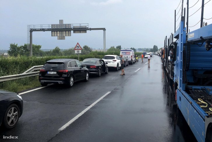 Dugó az M7-es autópálya 63-as kilométerénél 2019. augusztus 26-án