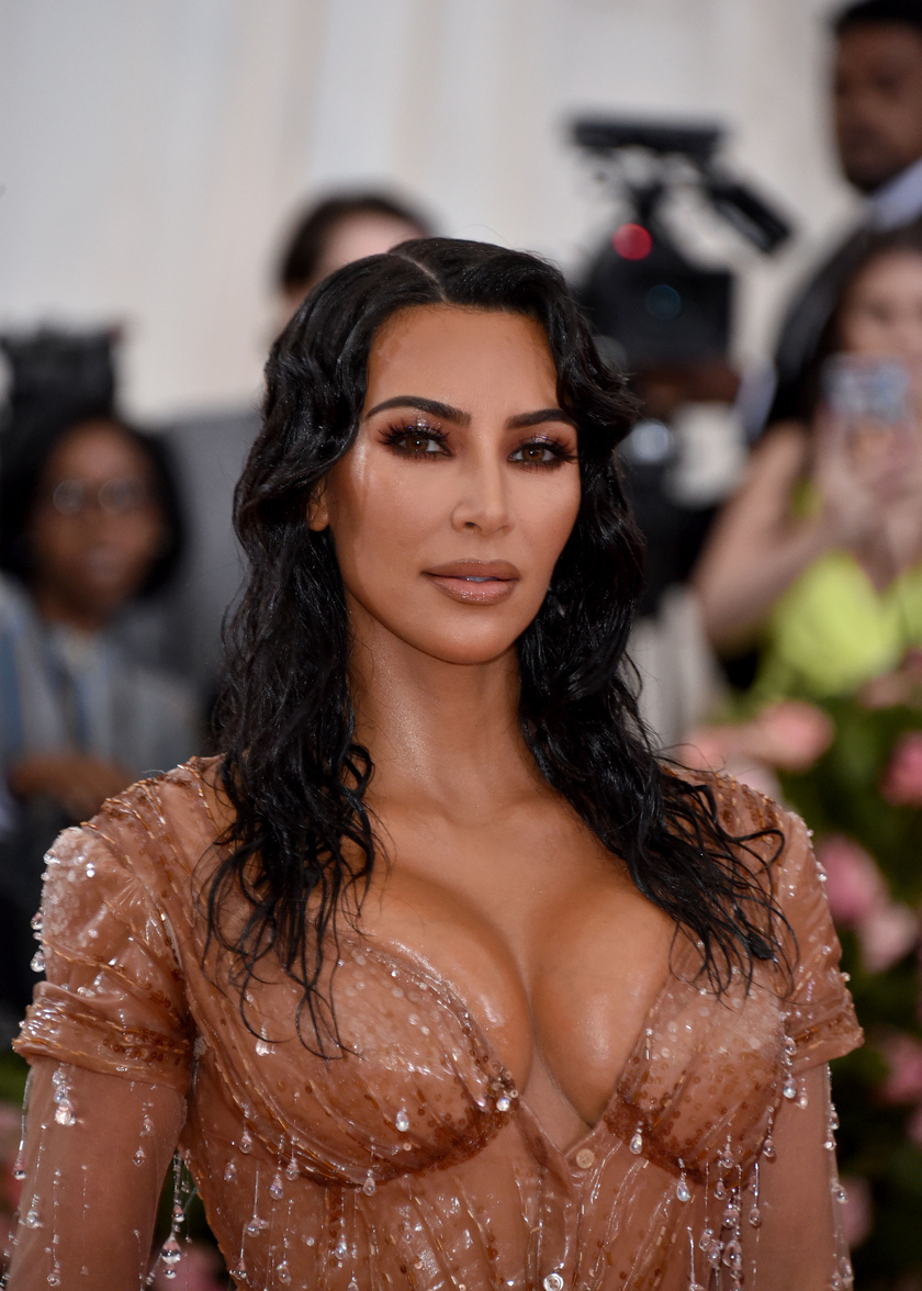 Kim Kardashian a 2019-es Met-gálán.