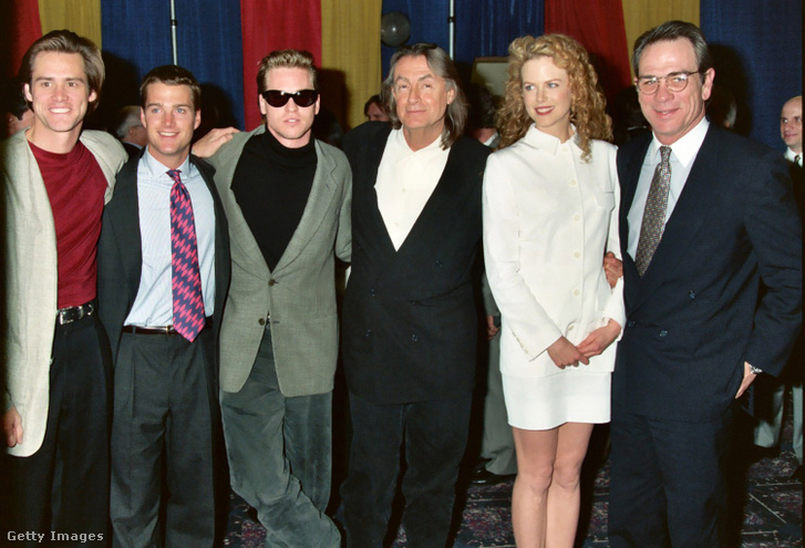 Jim Carrey, Chris O'Donnell, Val Kilmer, Joel Schumacher, Nicole Kidman és Tommy Lee Jones