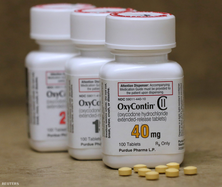 Purdue Pharma által gyártott OxyContin fájdalomcsillapító