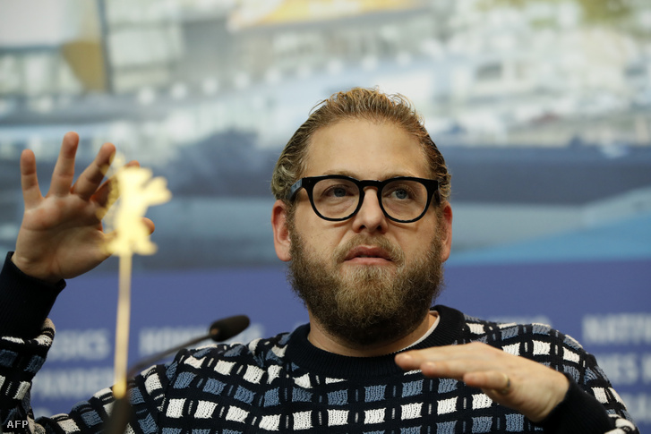 Jonah Hill az idei berlini filmfesztiválon, ahol a Mid90s című rendezését mutatta be.