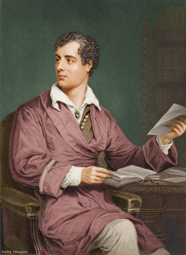 Lord Byron portréja