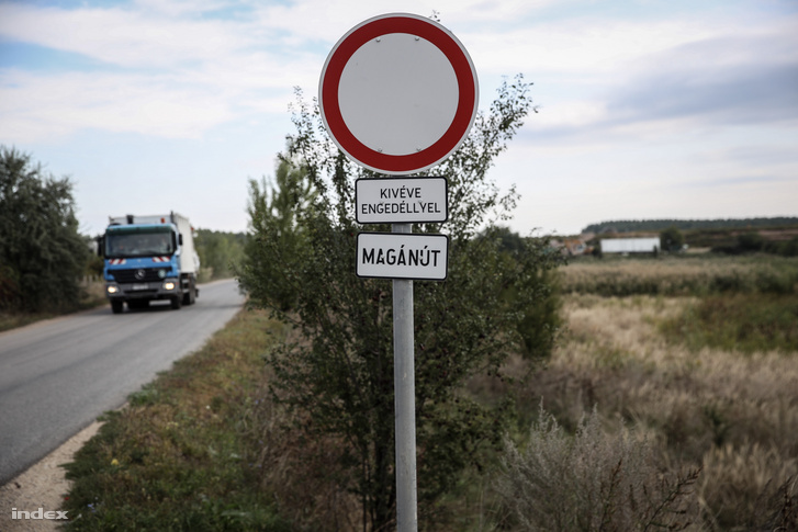 A szeméttelepre vezető út