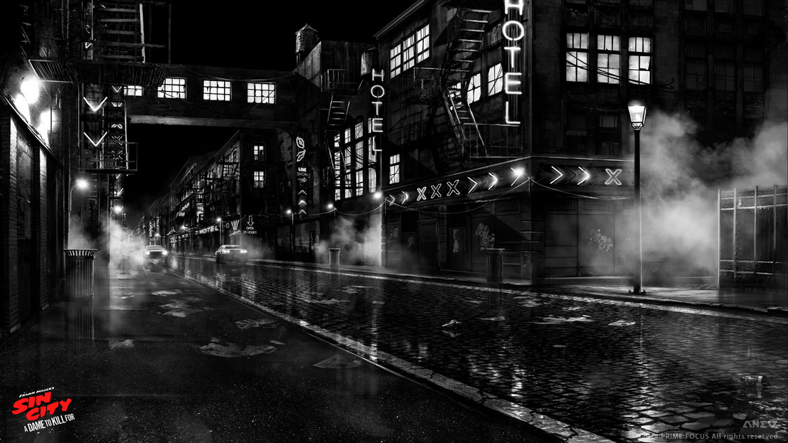 Concept art a Sin City című filmhez