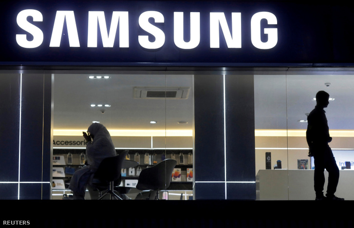 Samsung-üzlet Új-Delhiben