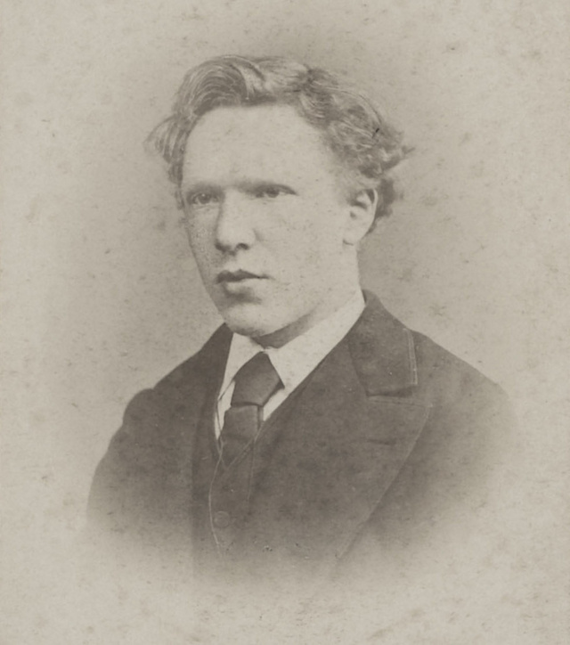 A fiatal Vincent van Gogh 1873-as fényképen
