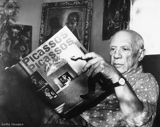 Picasso saját albumával 1961-ben