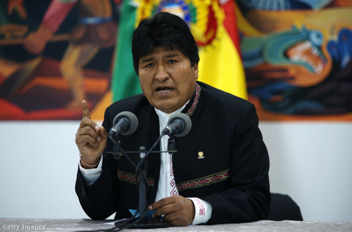 Evo Morales 2019 október 23-án