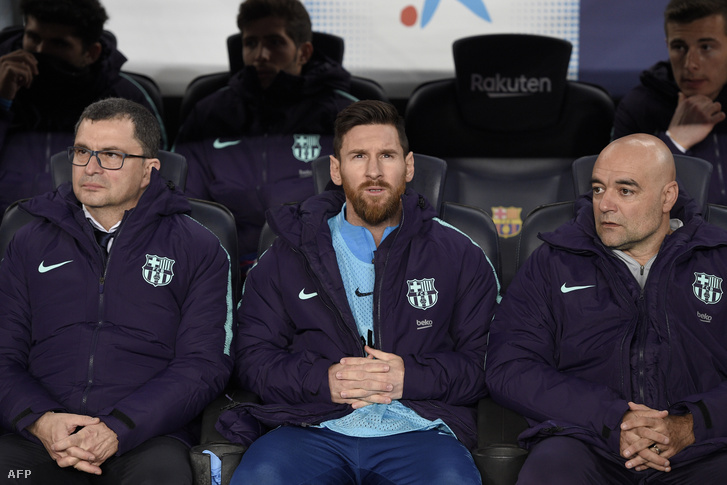 Lionel Messi a cserepadon