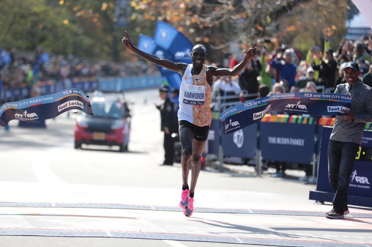 Kamworor a New York Marathon céljában