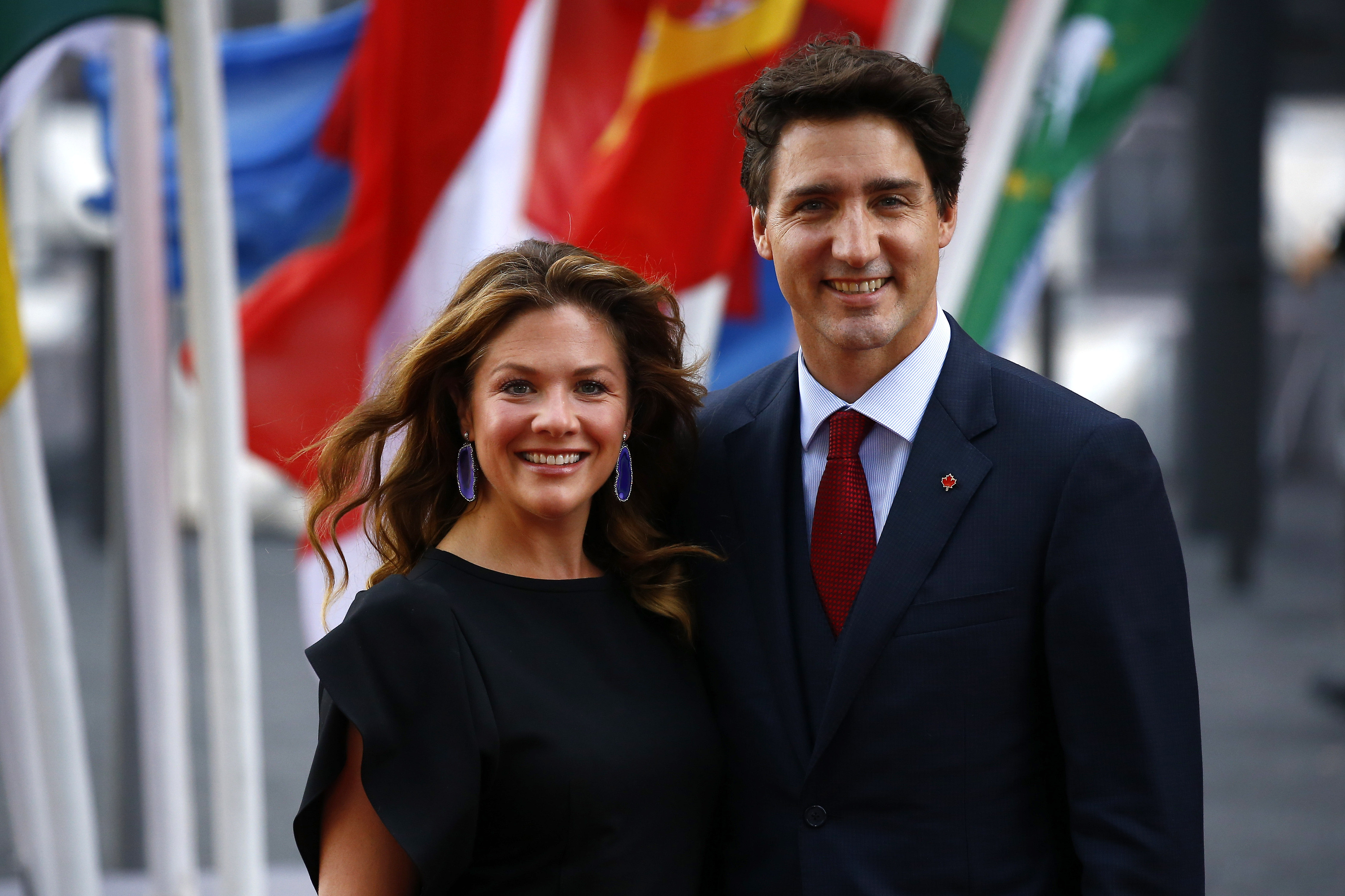 Семья премьер министра. Супруга премьер-министра Канады Джастина Трюдо. Премьер Канады Джастин Трюдо с женой. Джастин Трюдо с супругой Софи. Софи Грегуар-Трюдо.
