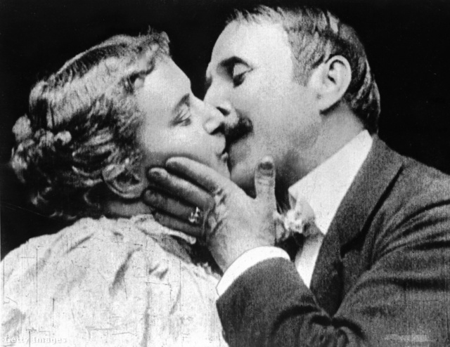 May Irwin és John C Rice a The Kiss kisfilmből