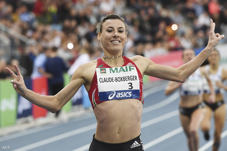 Ophélie Claude-Boxberger a 2019-es francia bajnokság 1500 méteres döntőjében