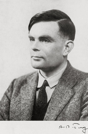 A fiatal Alan Turing