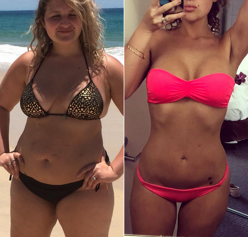 60 lb fogyás előtt és után)