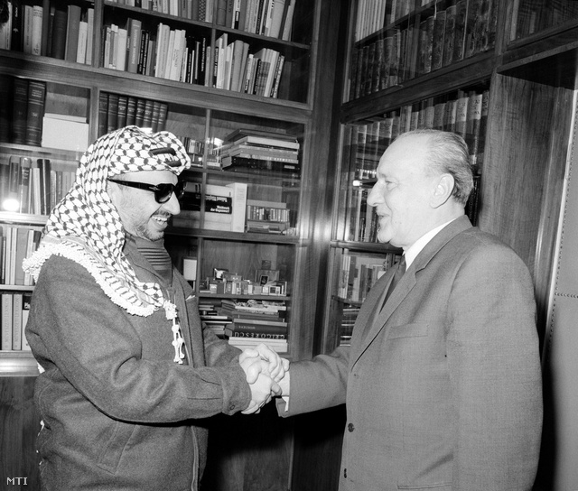 Jaaszer Arafat és Kádár János