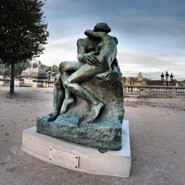 Rodin szobra: A csók