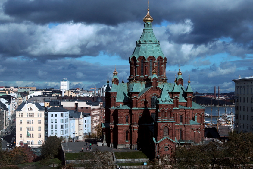 Az ortodox Uspenski-katedrális, Helsinki egyik ikonikus látványossága