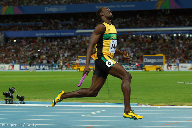 Usain Bolt tavaly Daeguban