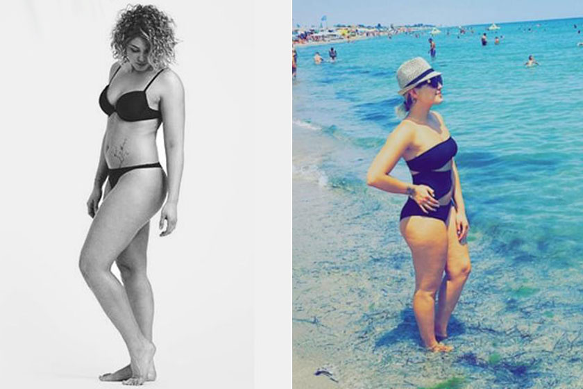 Nyári Dia 2016-ban egy fehérneműs fotózáson és bikiniben a nyaraláson.