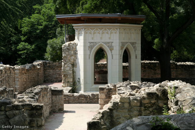 A margitszigeti kolostor romjai, ahol Margit élt