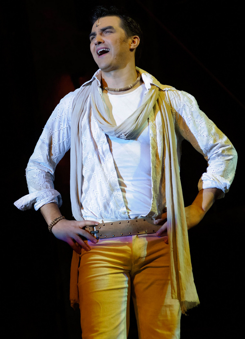 En el papel principal del musical Romeo y Julieta en Operettszínház en Budapest, que se representó en 2004.