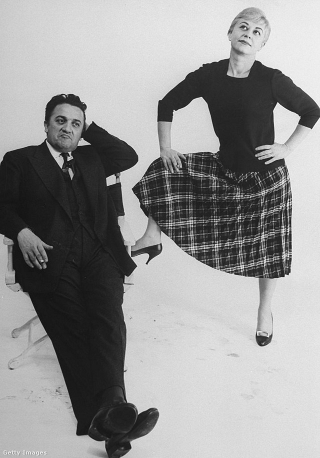 Federico Fellini és Giulietta Masina